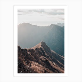 Apuan Alps in Italy viewpoint | Italian mountains Art Print