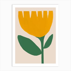 Yellow Flower 1 Art Print