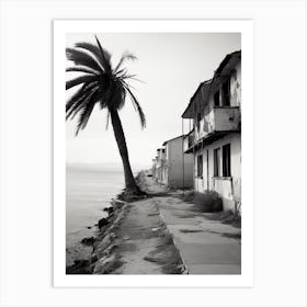 Alghero, Italy, Black And White Photography 3 Art Print