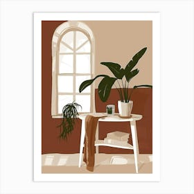 Room With Plants 3 Art Print