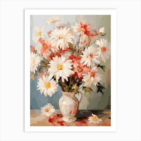 Daisy Flower Still Life Painting 2 Dreamy Art Print