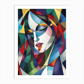 Abstract Of A Woman 2 Art Print