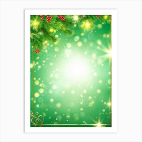 Christmas Frame 2 Art Print