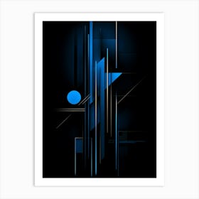Minimalistic Abstract Geometry 4 Art Print