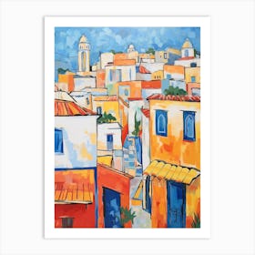 Rabat Morocco 4 Fauvist Painting Art Print