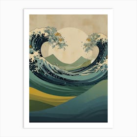 Great Wave Off Kan Art Print