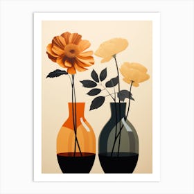 Flowers In Vases Art Print