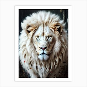 Lion art 47 Art Print