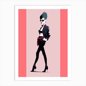 Clean Pink Punk Charisma Art Print