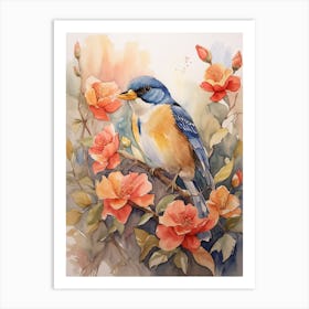 Blue Bird Art Print