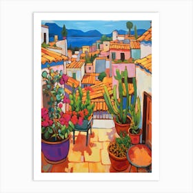 Taormina Italy 2 Fauvist Painting Art Print