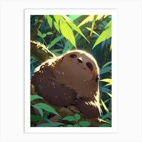 Sloth Art Print