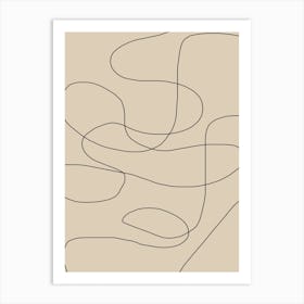 Abstract Drawing Art Print