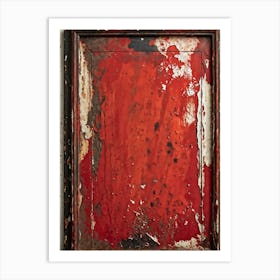 Vintage Frame Exhibiting Signs Of Aging A Spectrum Of Worn And Grimy Textures Co Existing On Its Su (3) Art Print