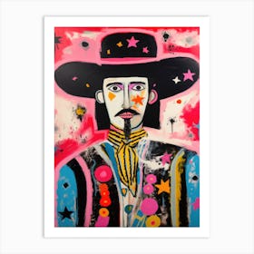 Wild Bill the Cowboy Art Print