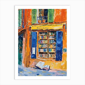 Nice Book Nook Bookshop 2 Art Print