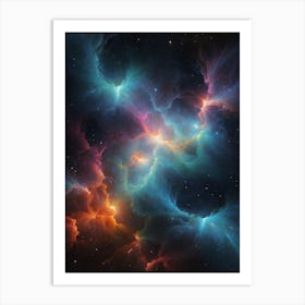 Nebula Canvas Print Art Print