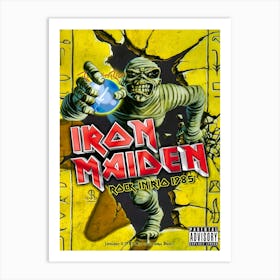 Iron Maiden Rock In Rio 1985 Posters Art Print