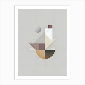 Abstract Geometric Shapes Art Print