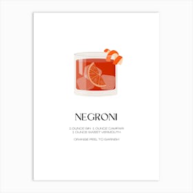 Negroni Art Print