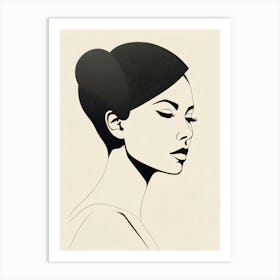 Minimalist Woman Illustration Art Print