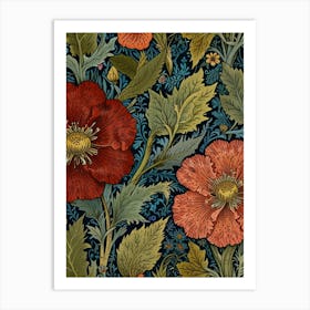 William Morris William Morris Poppy Art Print