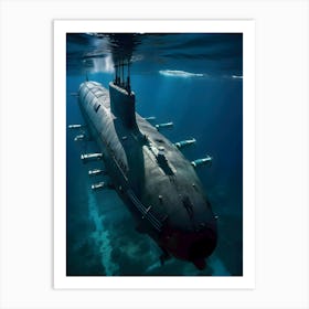 Submarine - -Reimagined 2 Art Print