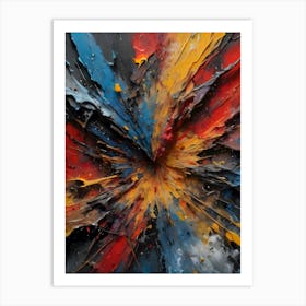 Abstract Painting~ Escape Clause~ Reimagined 1 Art Print