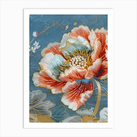 Chinese Floral Painting 13 Art Print