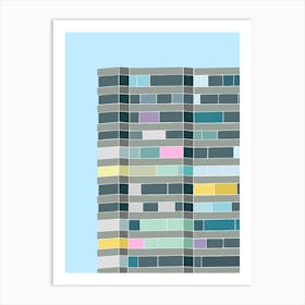 Apartment Block Margate Flats 1 Art Print