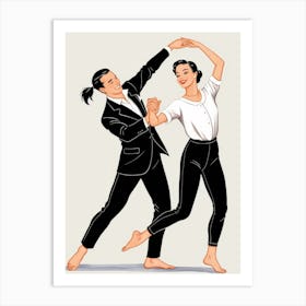 Tango Dancers 2 Art Print