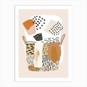 Basket Print Art Print