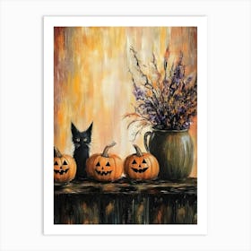 Halloween Pumpkins 32 Art Print