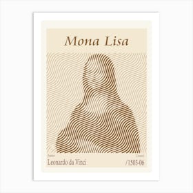 Mona Lisa – Leonardo Da Vinci (1503 06) Art Print