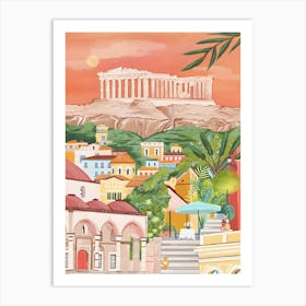 Athens Greece Travel Art Print