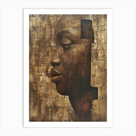 Face Of A Woman 57 Art Print