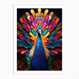 Peacock 2 Art Print