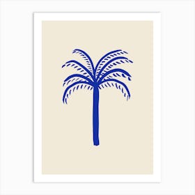 Palm Tree Blue Art Print_2080220 Art Print