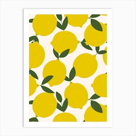 Lemons Art Print