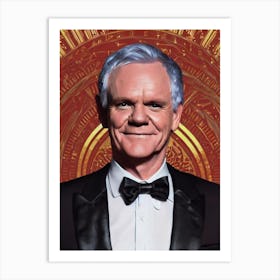 Malcolm Mcdowell Illustration Movies Art Print