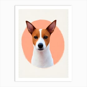Basenji Illustration Dog Art Print