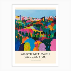 Abstract Park Collection Poster Primrose Hill London 2 Art Print