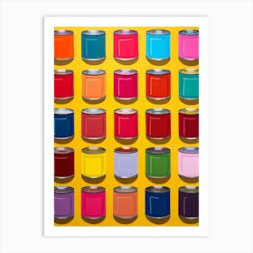 Pop Art Inspired Soup Tins Art Print