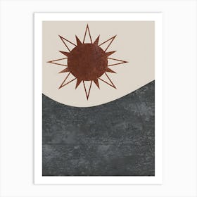 Sun And The Moon 1 Art Print