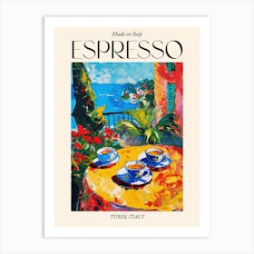 Turin Espresso Made In Italy 1 Poster Art Print