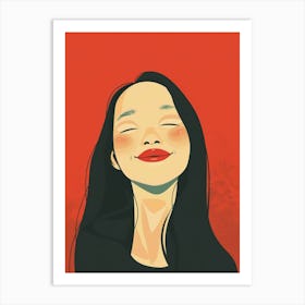 Asian Girl 55 Art Print