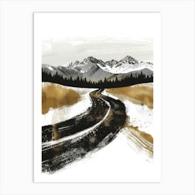 Road To Nowhere Canvas Print 1 Art Print