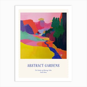 Colourful Gardens The Garden Of Morning Calm South Korea 1 Blue Poster Art Print