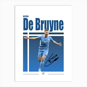 Kevin De Bruyne 1 Art Print