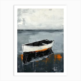 Boat In The Water, Sweden Minimalism Art Print